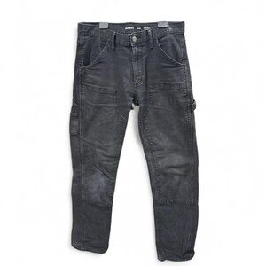 Old Navy Women's Black and Grey Trousers